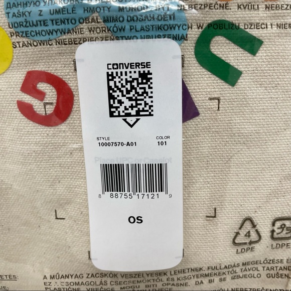 New Converse x Golf Wang Golf Le Fleur Duffle Bag 10007570-A01 Tyler the Creator - Picture 2 of 9